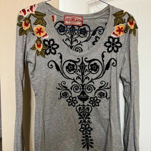 Johhny Was Embroidered Top